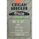 Industrial Machine Needles ORGAN DCx27 (B27) - 100/16 - 10pcs/card