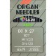 Industrial Machine Needles ORGAN DCx27 SES (B27 SES) - 065/9 - 10pcs/card