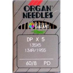 Jehly strojové průmyslové ORGAN DPx5 PD Titan-Nitrid - 60/8 - 10ks/karta