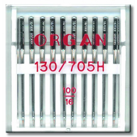 Strojové jehly ORGAN UNIVERSAL 130/705 H - 100 - 10ks/plastová krabička