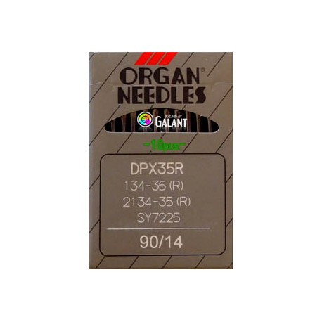 Industrial Machine Needles ORGAN DPx35R - 90/14 - 10pcs/card