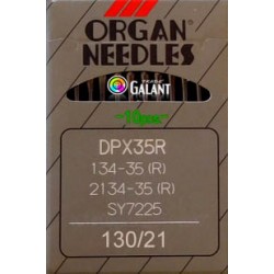 Jehly strojové průmyslové ORGAN DPx35R - 130/21 - 10ks/karta