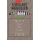 Industrial machine needles ORGAN TQx7 - 110/18 - 10pcs/card