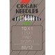 Industrial machine needles ORGAN TQx1 - 80/12 - 10pcs/card